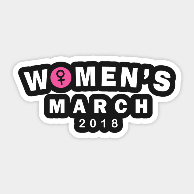 Women's March 2018 - Gender symbol Sticker by CMDesign